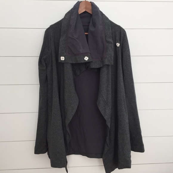 🛑 SOLD LULULEMON Savasana Wrap Jacket Heathered - Picture 16 of 16